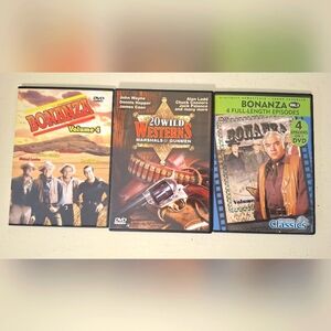 20 Westerns DVD 📀 Gift Pack w/ 6 Episodes of BONANZA DVD Set